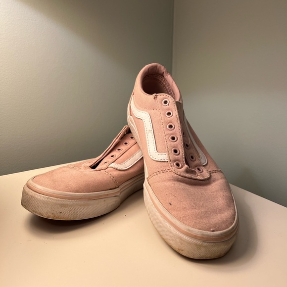 Blush Pink Vans - Picture 1 of 3